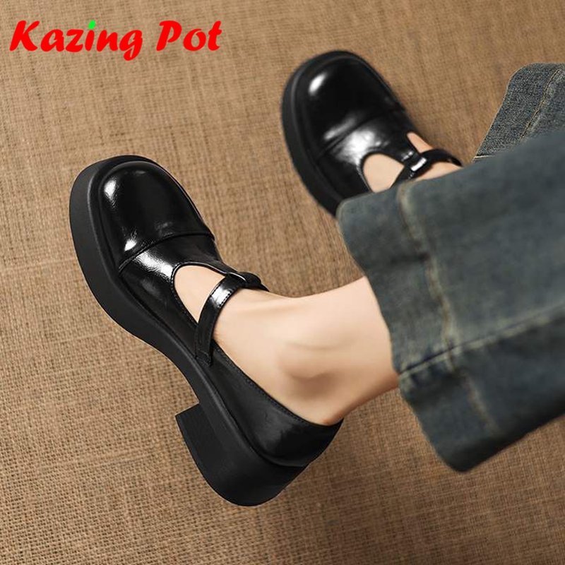 Oxford Lace Up Women - Krazing Pot 마이크로 화이버 라운드 발가락